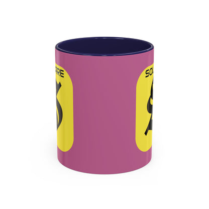 SolflareLogo Pink Accent Mug by cypherpunkgear.com