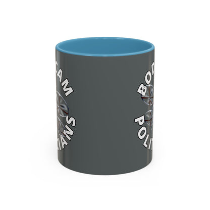 Bodycam the Politicians Drone Grey Accent Mug by cypherpunkgear.com