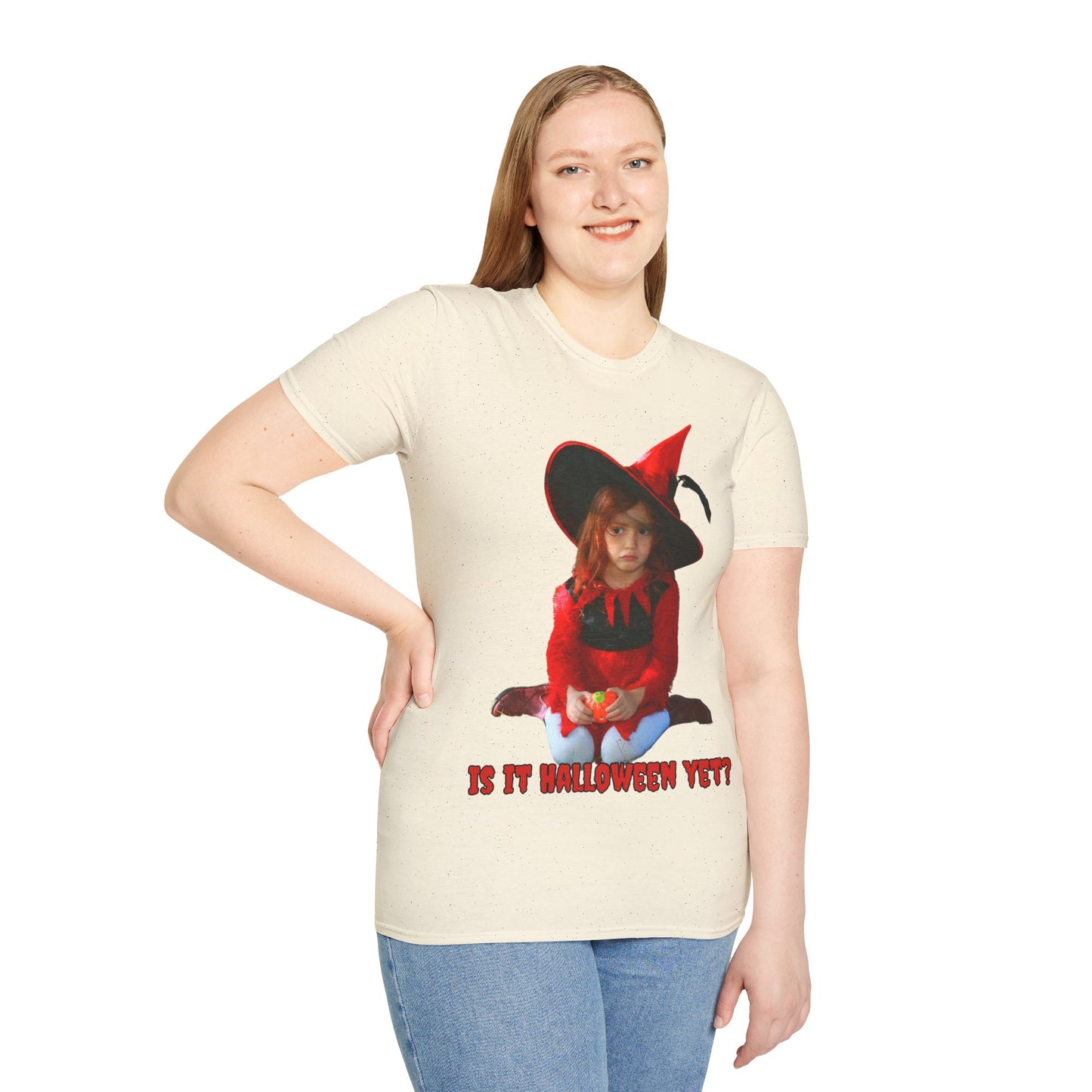 Is it Halloween yet? Light colors Unisex T-Shirt by CreepyCrafts.boo