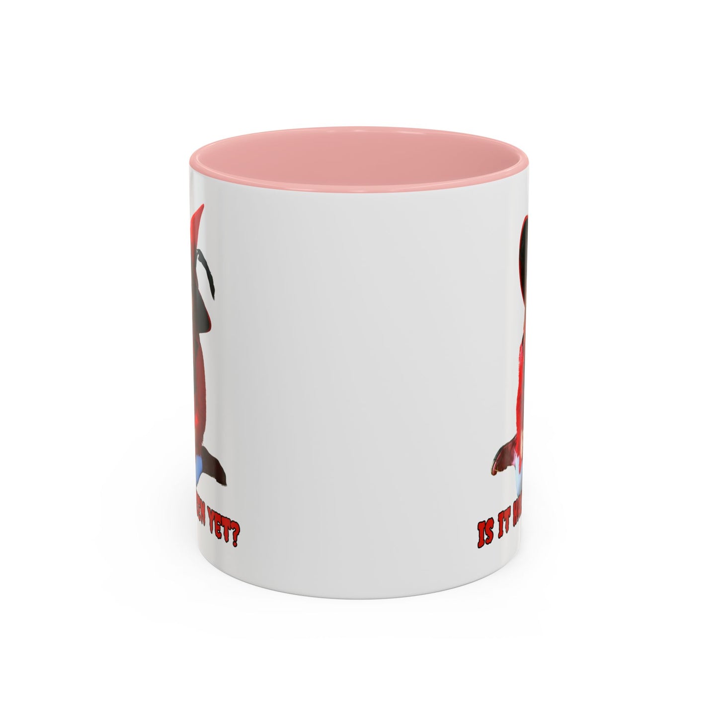 Is it Halloween yet? White Accent Mug by CreepyCrafts.boo