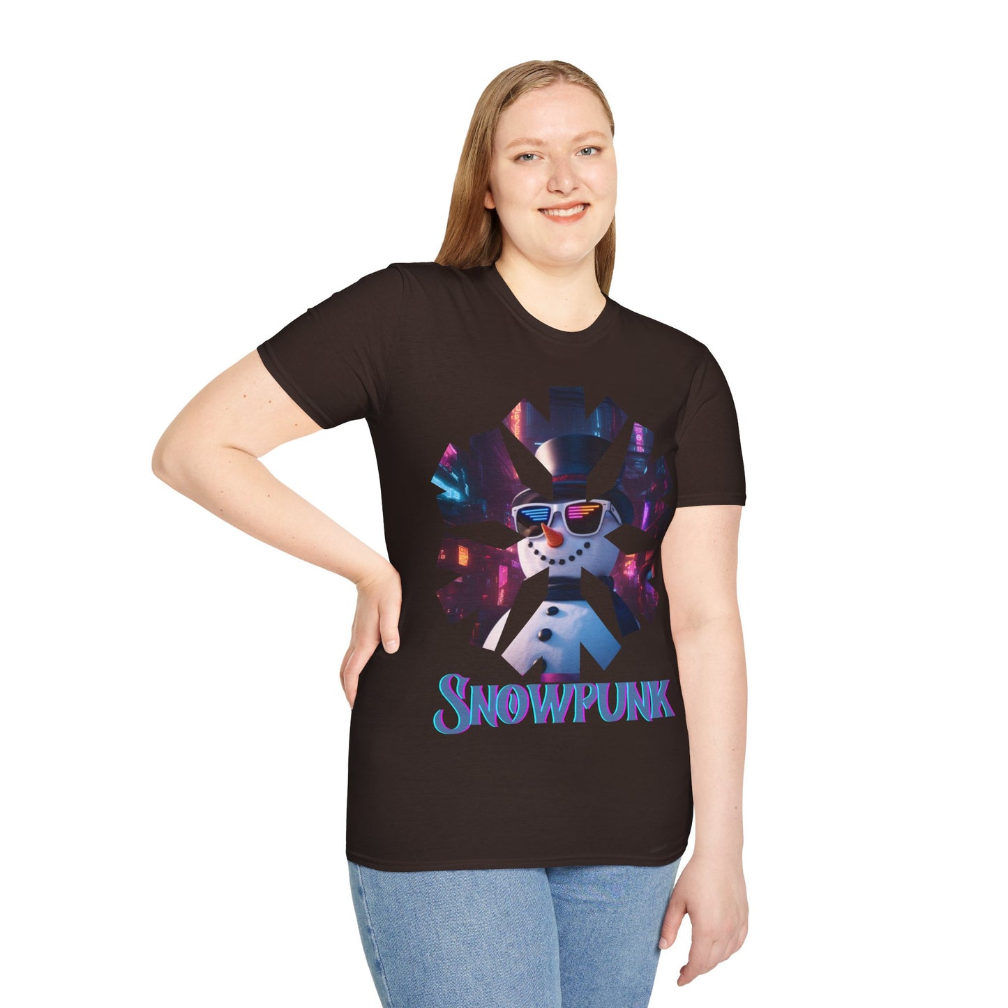 Snowpunk Dark colors Unisex T-Shirt by cypherpunkgear.com