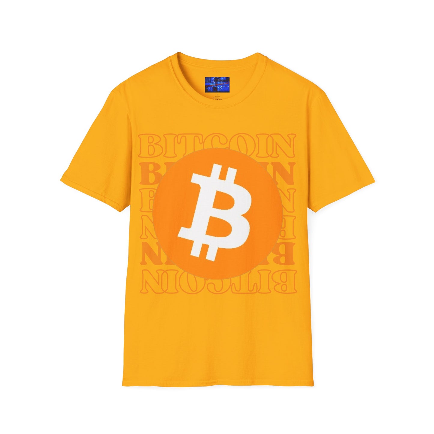 Bitcoin Bitcoin Bitcoin (BTC) Light colors Unisex T-Shirt by cypherpunkgear.com