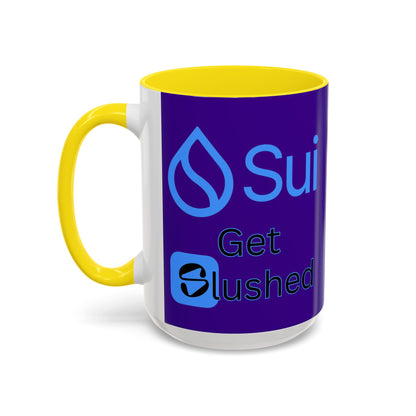 Sui: Get Slushed Purple Accent Mug by cypherpunkgear.com