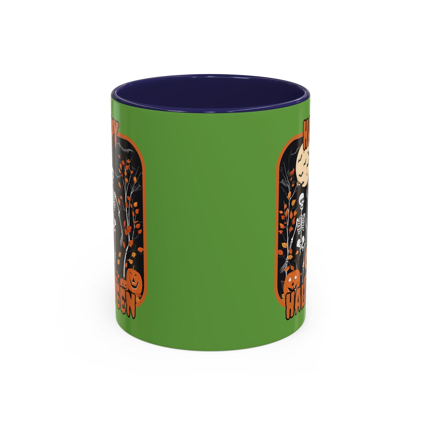 Spooktacular Skeletons of Halloween Accent Mug by CreepyCrafts.boo