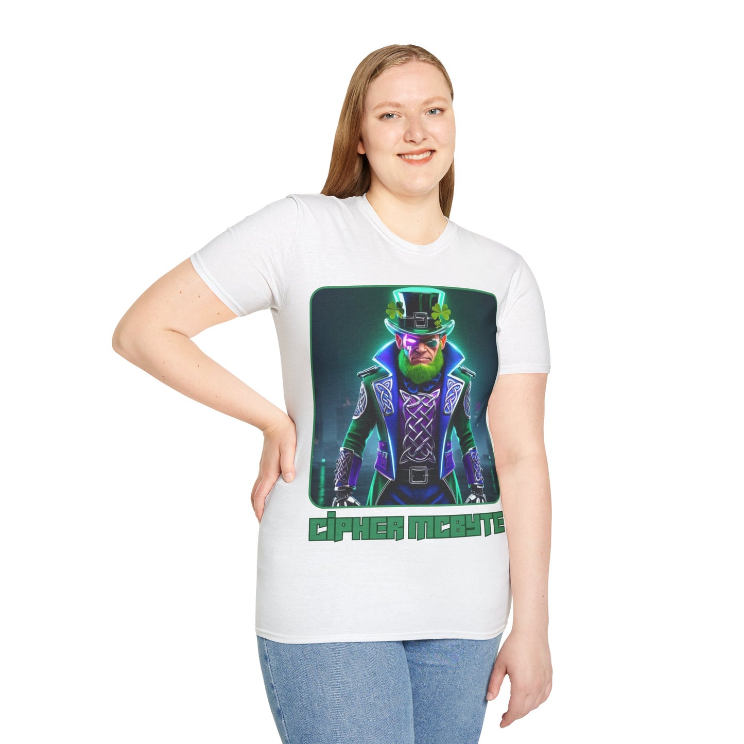 Cipher McByte Light colors Unisex T-Shirt by cypherpunkgear.com