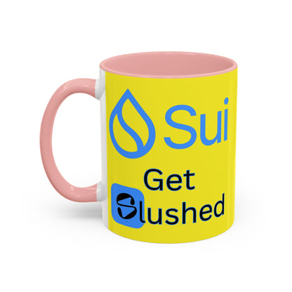 Sui: Get Slushed Yellow Accent Mug by cypherpunkgear.com
