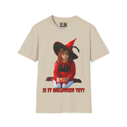 Is it Halloween yet? Light colors Unisex T-Shirt by CreepyCrafts.boo