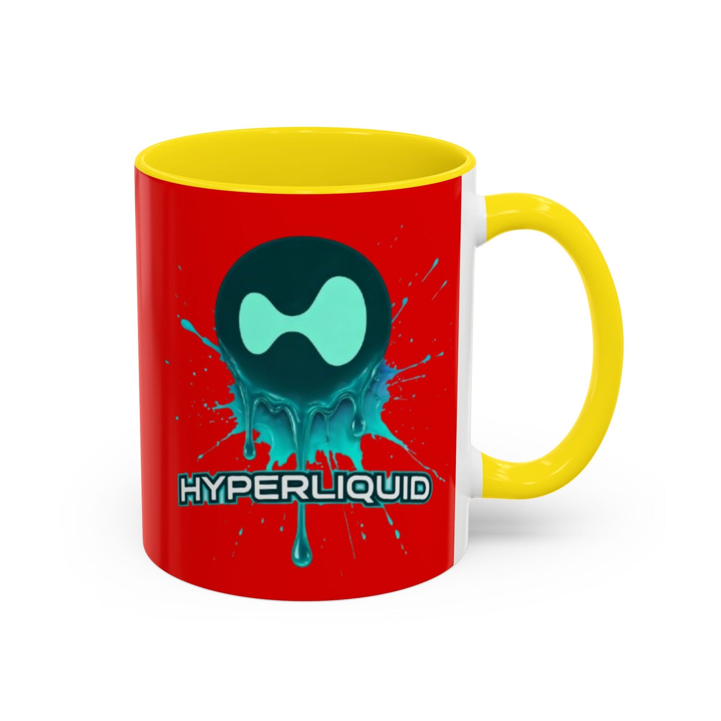HYPE Drip Red Accent Mug by cypherpunkgear.com