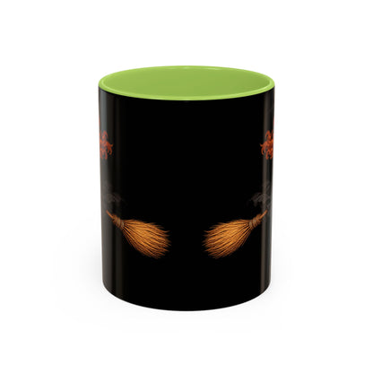 Hazel Hex Black Accent Mug by CreepyCrafts.boo