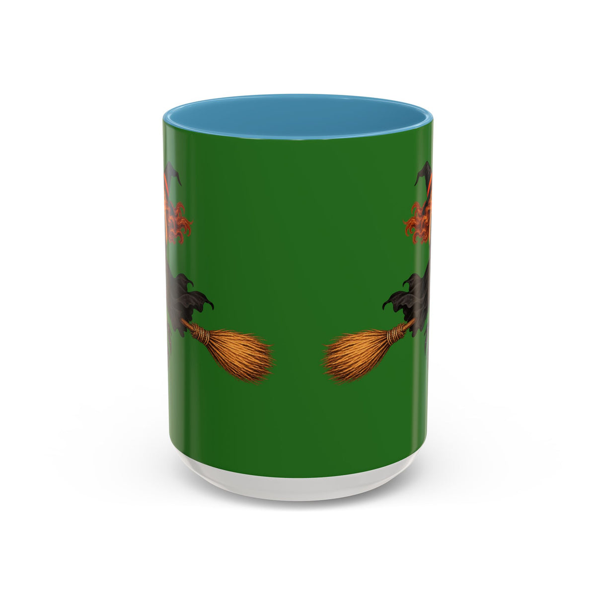 Hazel Hex Green Accent Mug by CreepyCrafts.boo