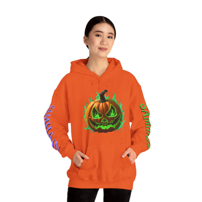 Blessed Samhain Green Jack Hoodie Unisex Hooded Sweatshirt by CreepyCrafts.boo