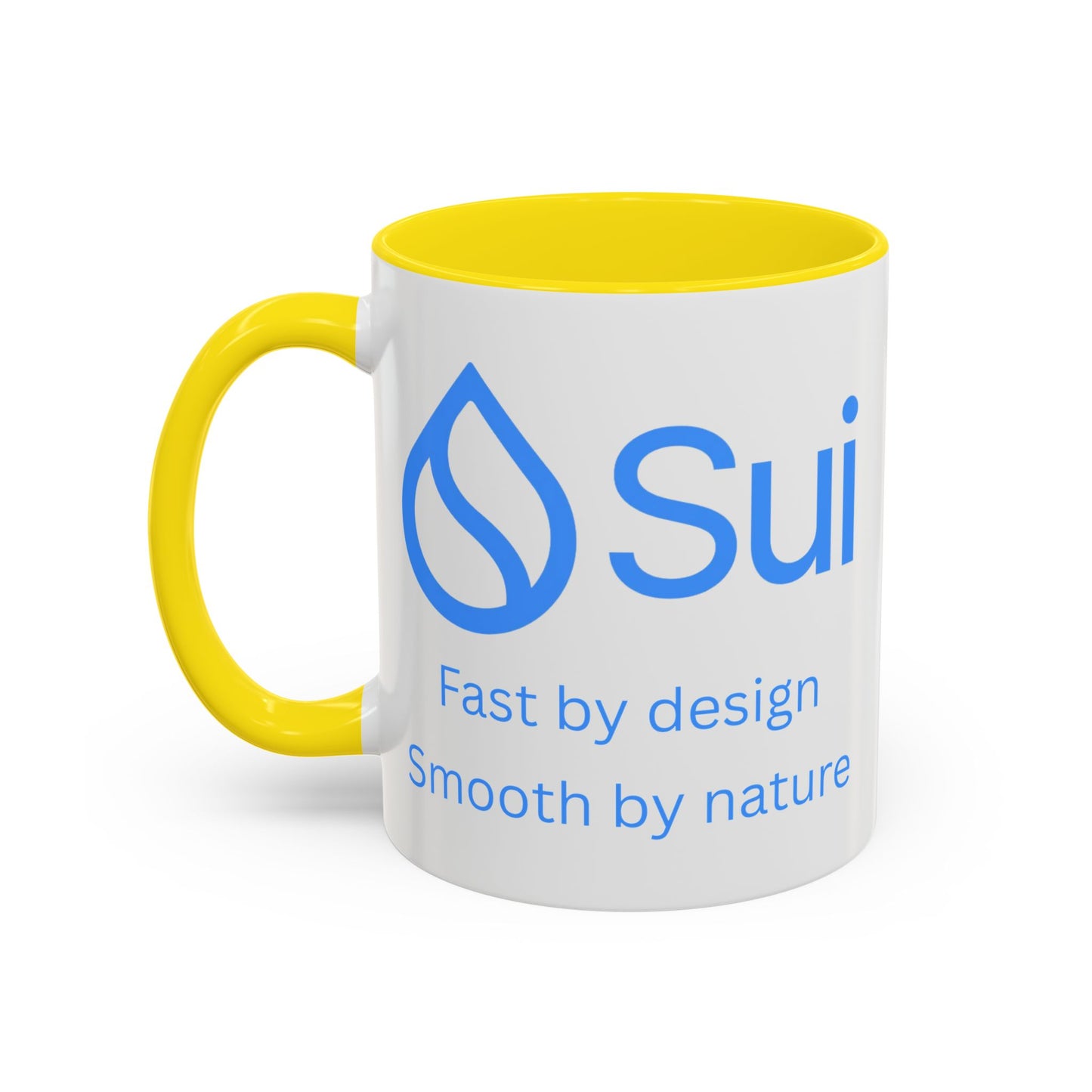 SUI White Accent Mug by cypherpunkgear.com