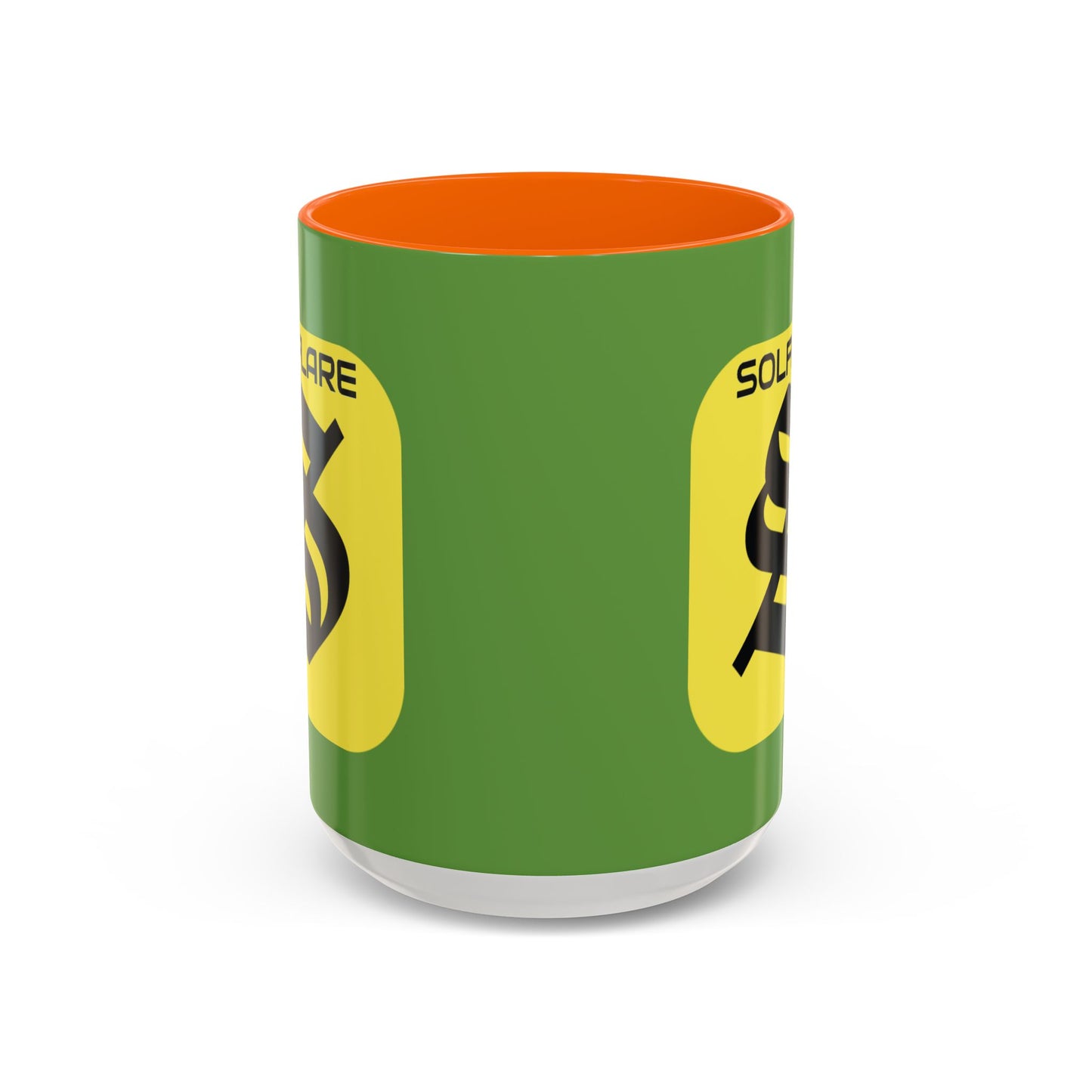 SolflareLogo Green Accent Mug by cypherpunkgear.com