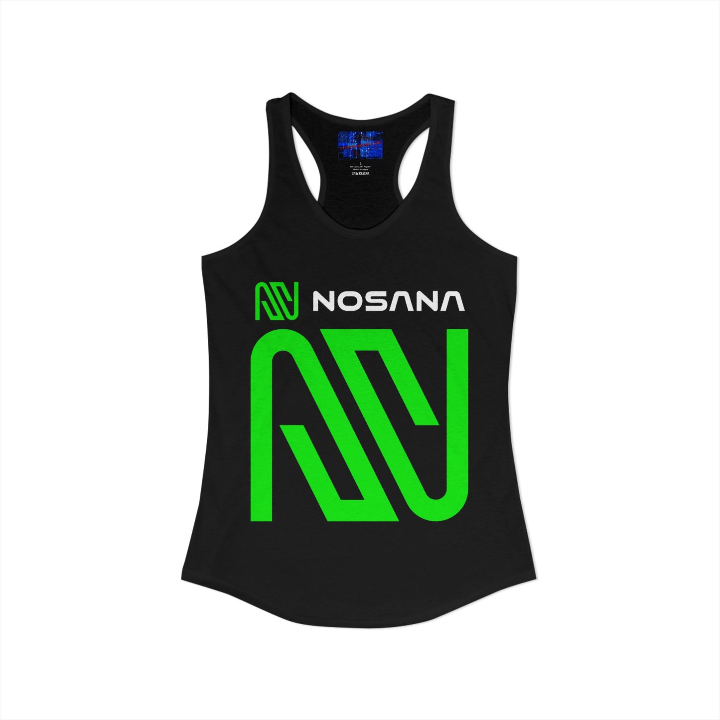 Nosana (NOS) Women's Racerback Tank Top by cypherpunkgear.com