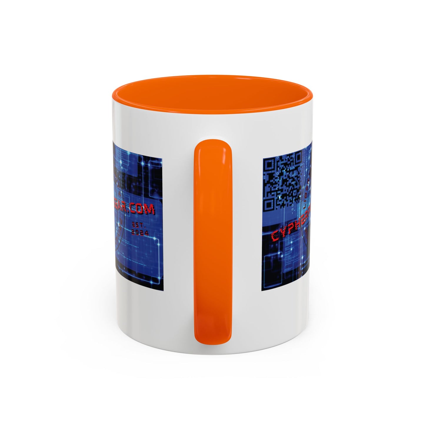 Cypherpunkgear.com logo Accent Mug by cypherpunkgear.com