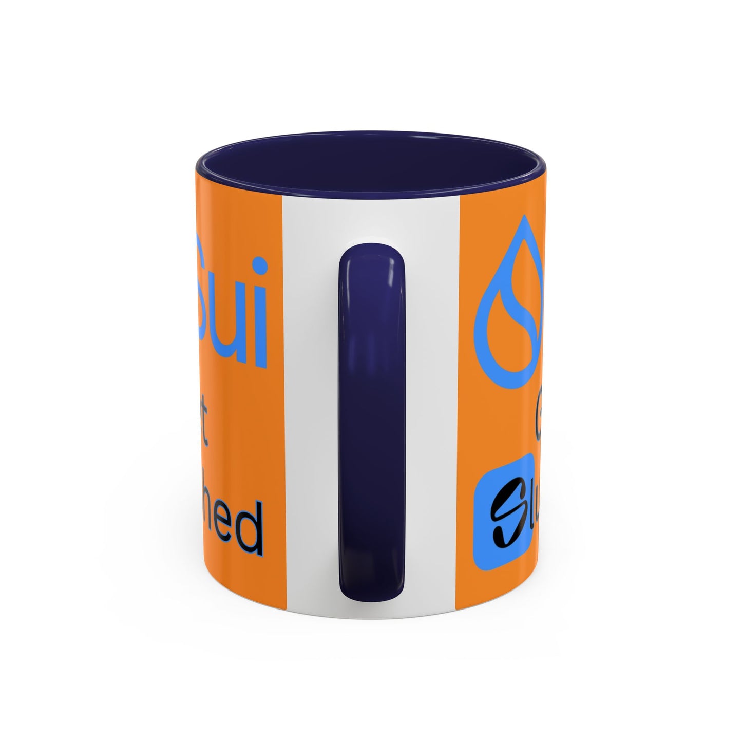 Sui: Get Slushed Orange Accent Mug by cypherpunkgear.com