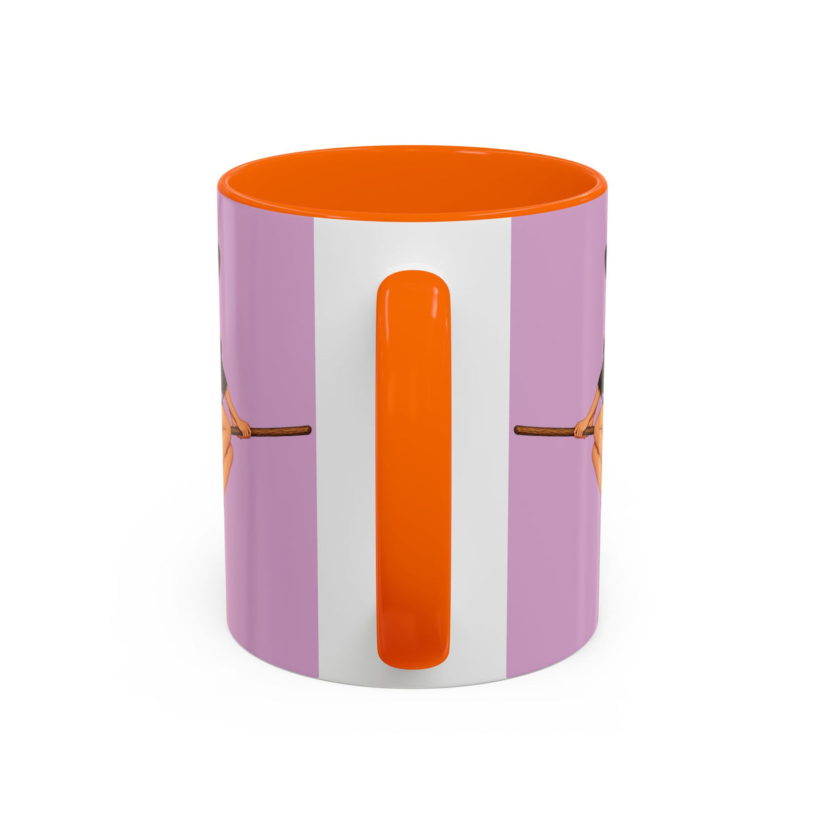 Hazel Hex Pink Accent Mug by CreepyCrafts.boo