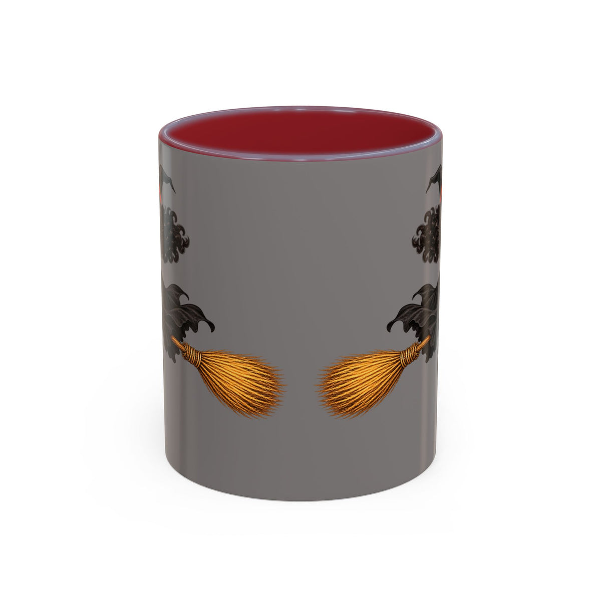 Velvet Vex Grey Accent Mug by CreepyCrafts.boo