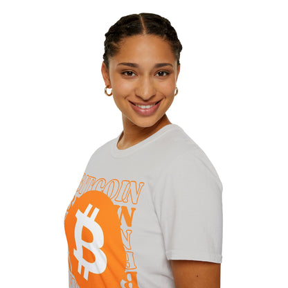 Bitcoin Bitcoin Bitcoin (BTC) Light colors Unisex T-Shirt by cypherpunkgear.com