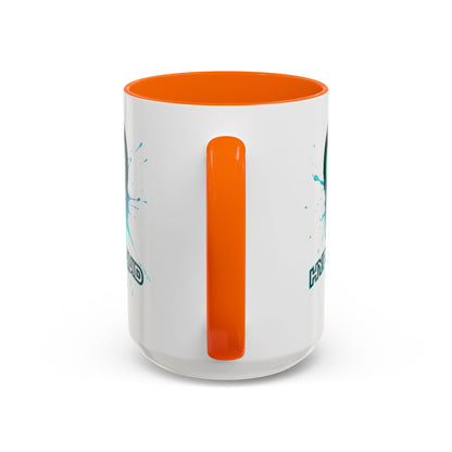 HYPE Drip White Accent Mug by cypherpunkgear.com