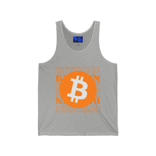 Bitcoin Bitcoin Bitcoin (BTC) Unisex Jersey Tank Top by cypherpunkgear