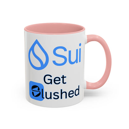 Sui: Get Slushed White Accent Mug by cypherpunkgear.com