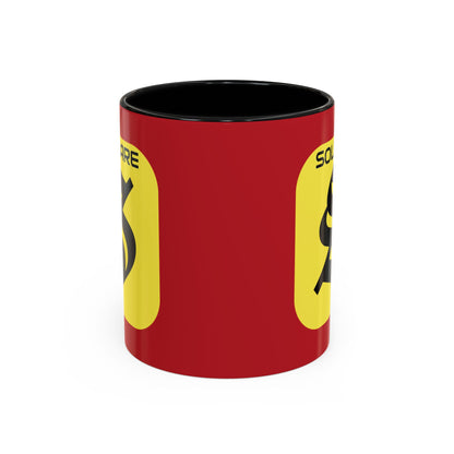 SolflareLogo Red Accent Mug by cypherpunkgear.com