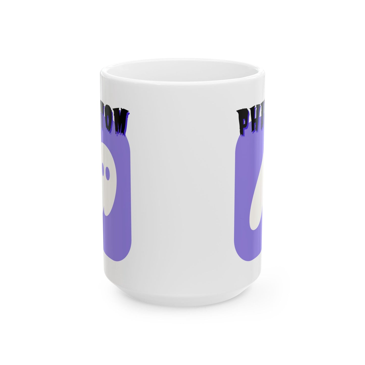 Phantom Hot Wallet White Mug by cypherpunkgear.com