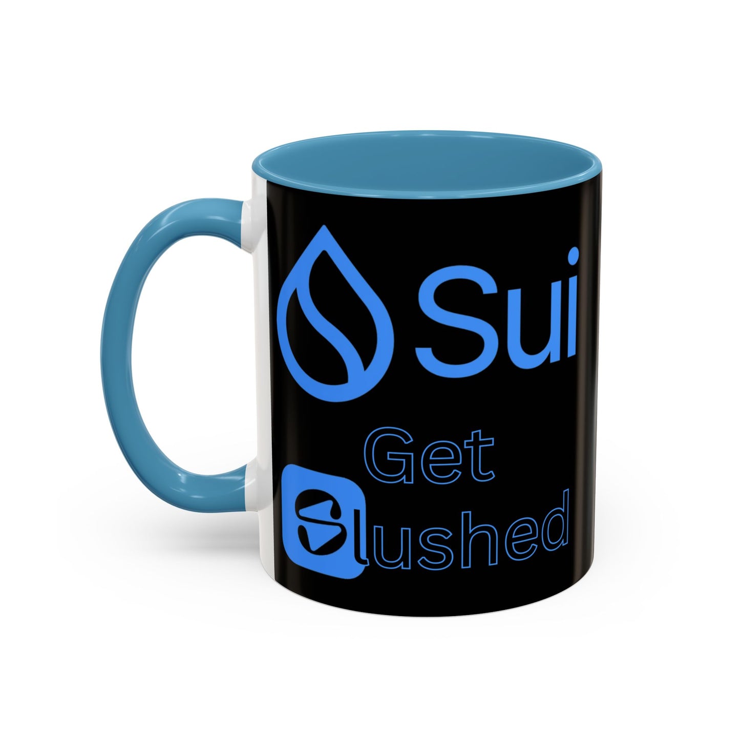 Sui: Get Slushed Black Accent Mug by cypherpunkgear.com