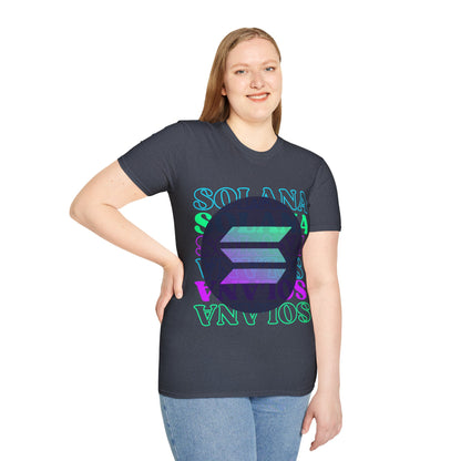 Solana, Solana, Solana (SOL) Dark colors Unisex T-Shirt by cypherpunkgear.com
