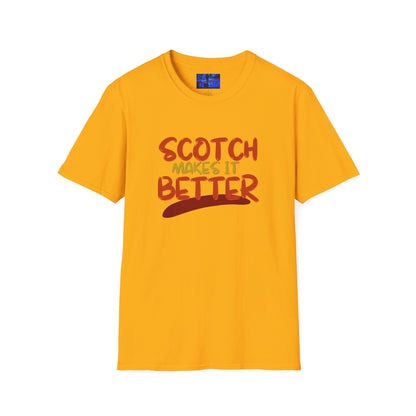 ¡Scotch lo mejora con cypherpunkgear! Camiseta unisex de estilo suave