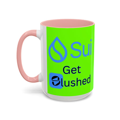 Sui: Get Slushed Green Accent Mug by cypherpunkgear.com