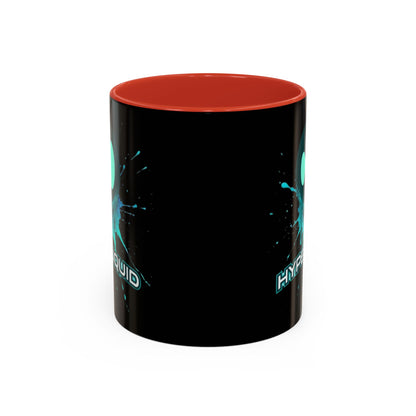 HYPE Drip Black Accent Mug by cypherpunkgear.com