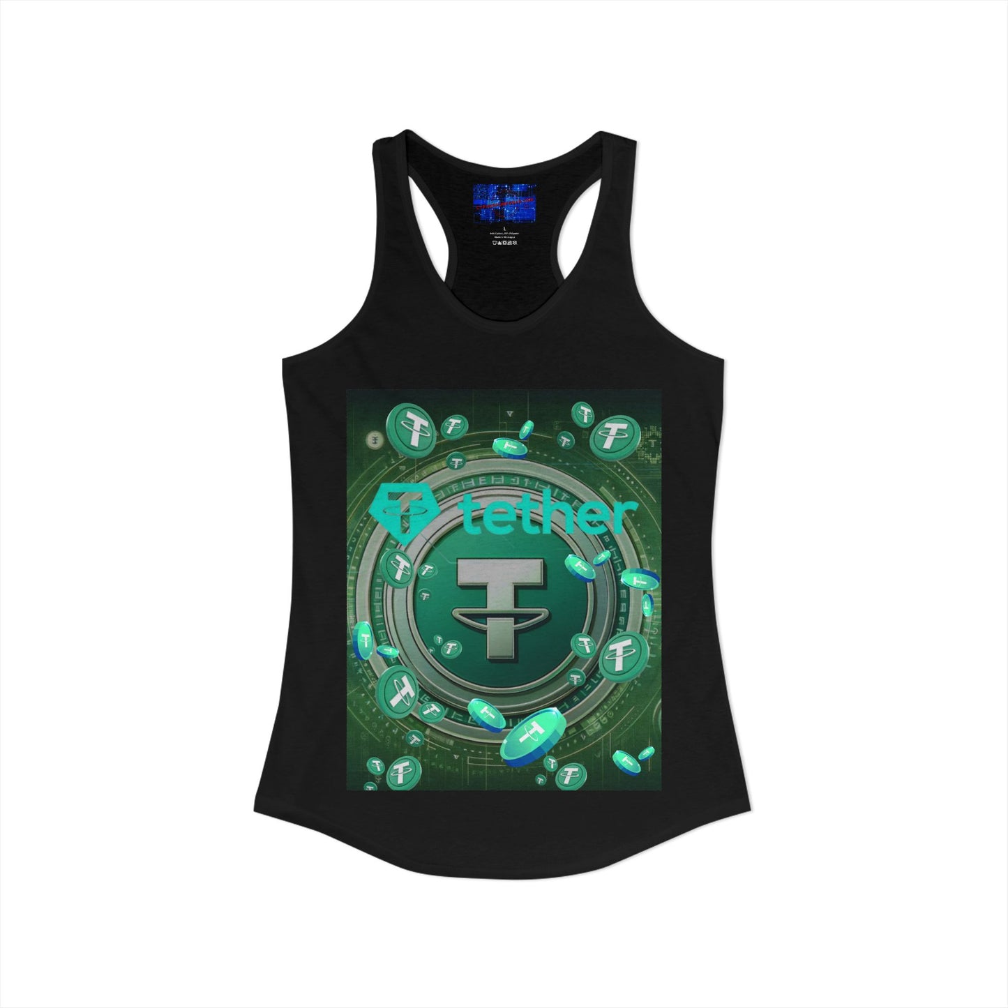 Tether Women's Racerback Tank Top by cypherpunkgear.com