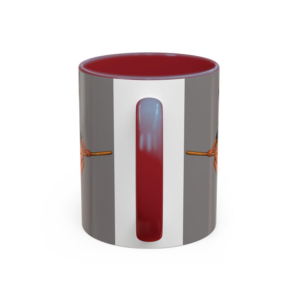 Velvet Vex Grey Accent Mug by CreepyCrafts.boo