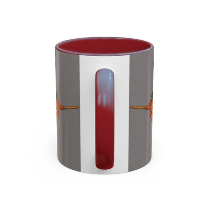 Velvet Vex Grey Accent Mug by CreepyCrafts.boo