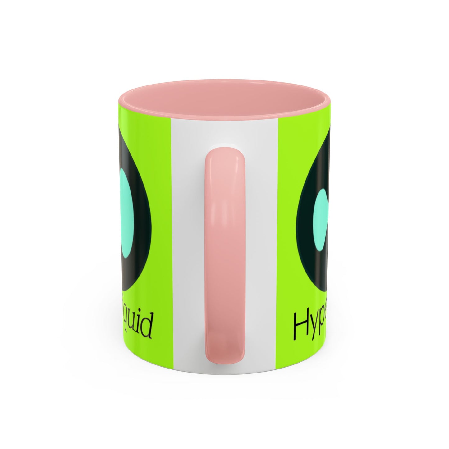 Hyperliquid Black font Green Accent Mug by cypherpunkgear.com