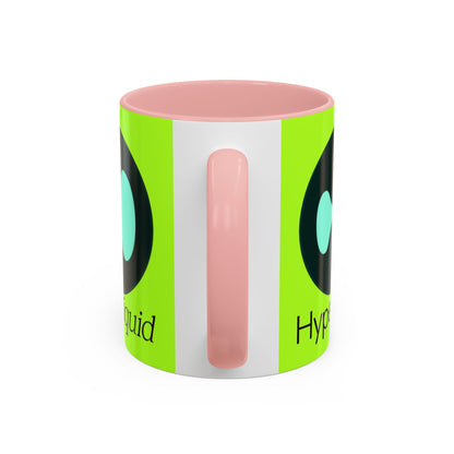 Hyperliquid Black font Green Accent Mug by cypherpunkgear.com