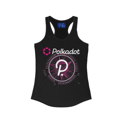 Polkadot (DOT) Women's Racerback Tank Top by cypherpunkgear.com