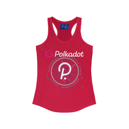 Polkadot (DOT) Women's Racerback Tank Top by cypherpunkgear.com