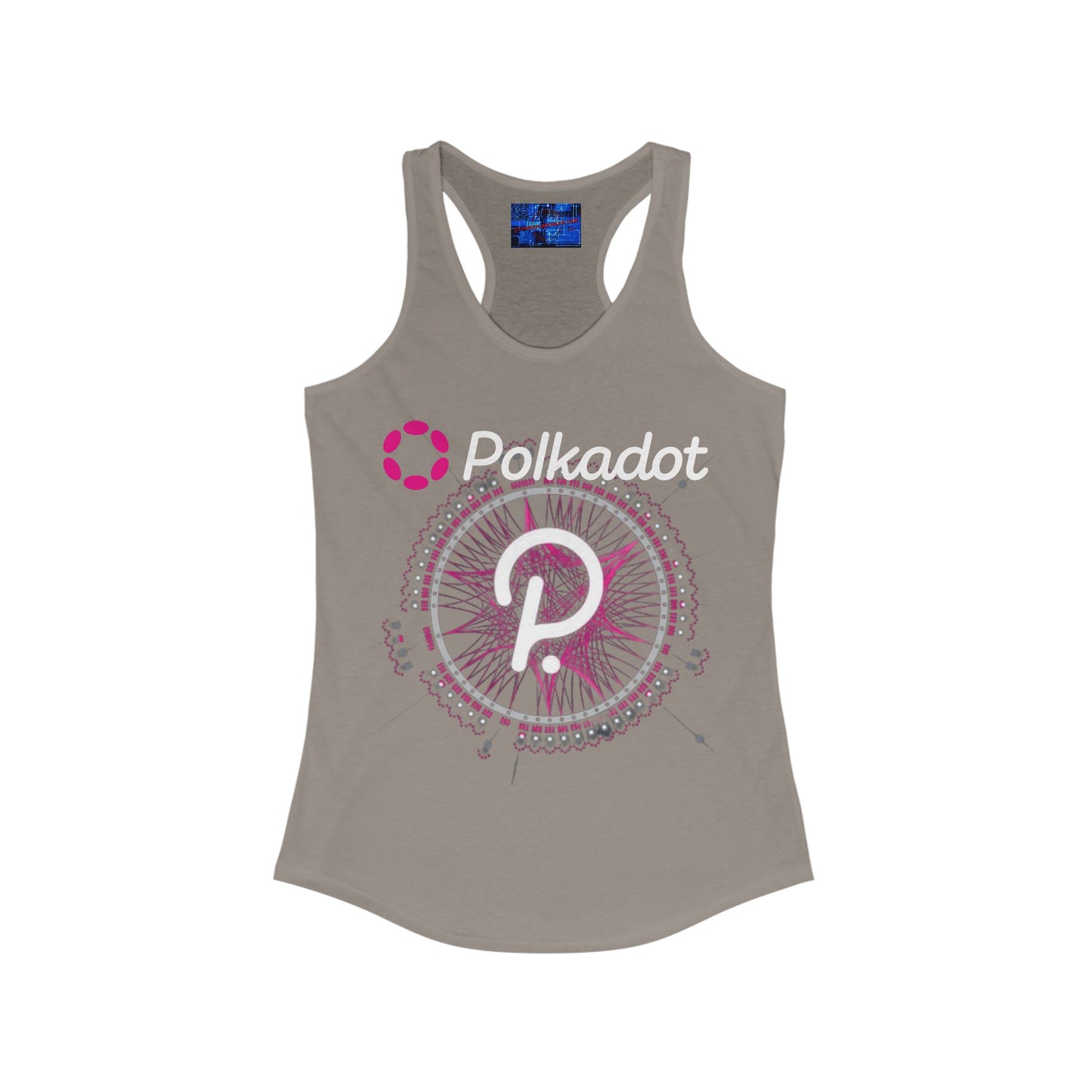 Polkadot (DOT) Women's Racerback Tank Top by cypherpunkgear.com