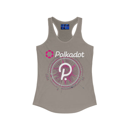 Polkadot (DOT) Women's Racerback Tank Top by cypherpunkgear.com
