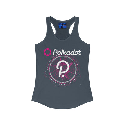 Polkadot (DOT) Women's Racerback Tank Top by cypherpunkgear.com