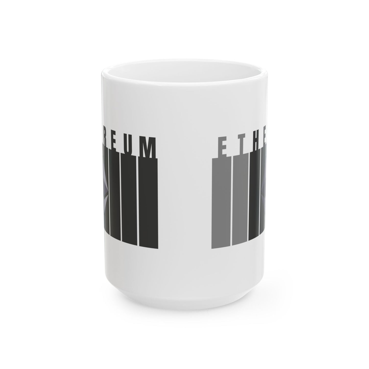 Ethereum (ETH) White Mug by cypherpunkgear