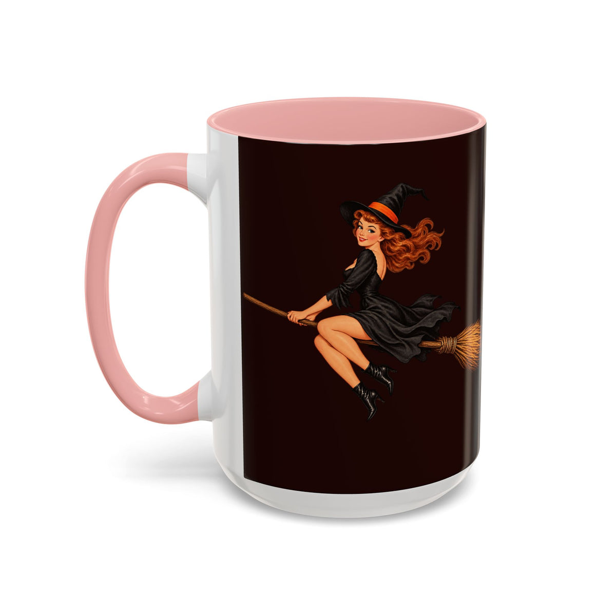 Hazel Hex Brown Accent Mug by CreepyCrafts.boo