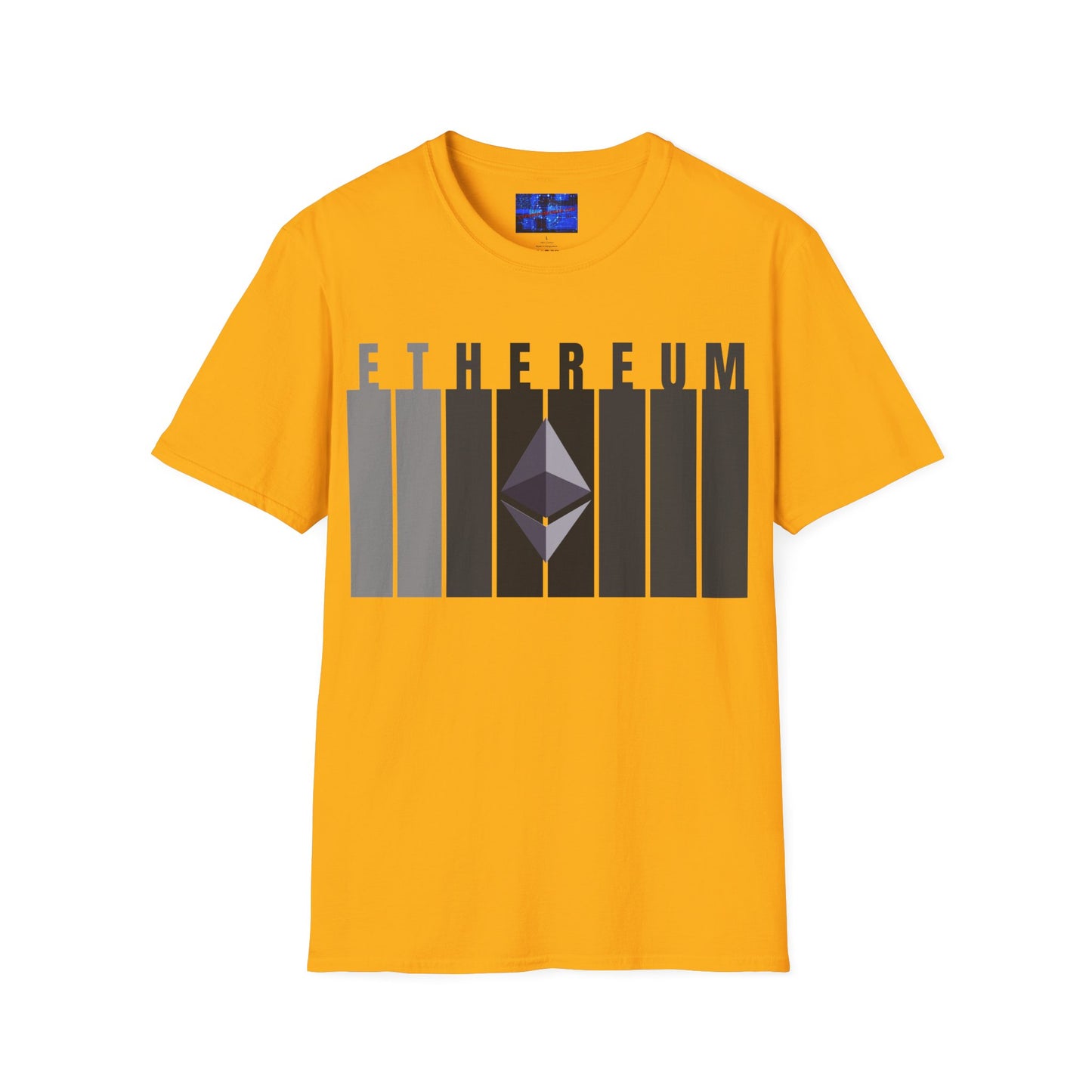 Ethereum (ETH) Light colors Unisex T-Shirt by cypherpunkgear.com