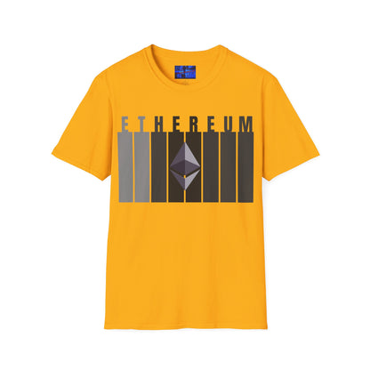 Ethereum (ETH) Light colors Unisex T-Shirt by cypherpunkgear.com