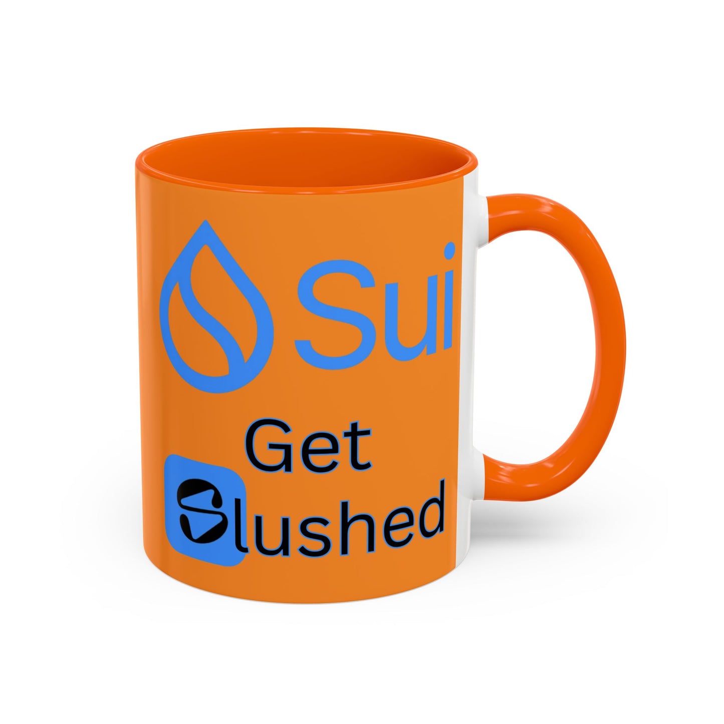 Sui: Get Slushed Orange Accent Mug by cypherpunkgear.com