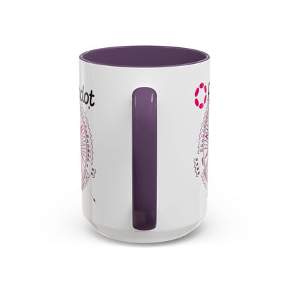 Polkadot (DOT) Accent Mug by cypherpunkgear.com