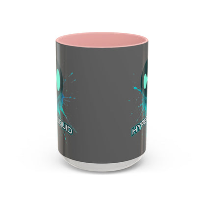 HYPE Drip Grey Accent Mug by cypherpunkgear.com